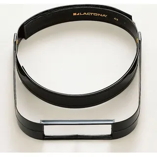 SELVA Kopfbandlupe 4x Vergrößerung leicht 55g