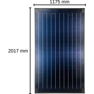 Bosch Comfort Flachkollektor FKC-2S, 2,37 m2, senkrechte Ausführung