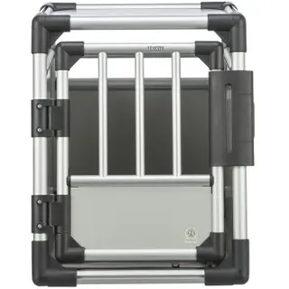 Trixie Transportbox M 55 x 62 x 78 cm Grau/ Silber