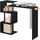 Bartisch 134 x 112 x 38 cm Schwarz