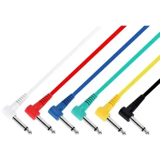 Adam Hall 3 STAR IRR 0090 SET Patchkabel 6,3mm Klinke mono 0,9m