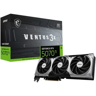 MSI GeForce RTX 5070 Ti Ventus 3X OC 16 GB GDDR7