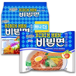 korea Paldo Bibim myun Cold Noodle Instant Ramen süße würzige Sauce 130 g, 5 Stück
