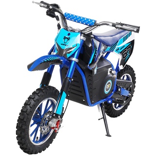 ACTIONBIKES MOTORS Kinder Mini Enduro Crossbike Viper 1000 Watt Motorcrossbike Pocketbike (Blau)