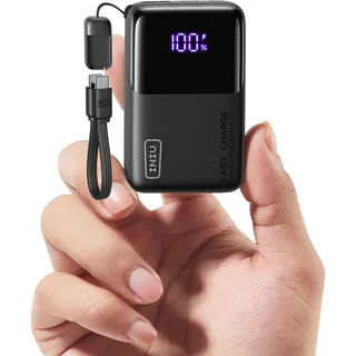 INIU Ultra Mini Powerbank 10000 mAh Schwarz