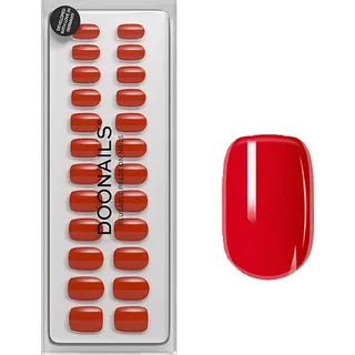 doonails ltd DOONAILS Soft Gel Press Ons Rose Red - rot