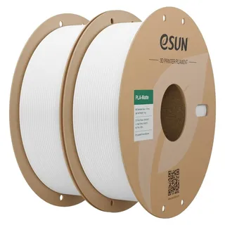 ESUN Upgraded Matte PLA Filament 1.75mm, Cremeweiß,2KG