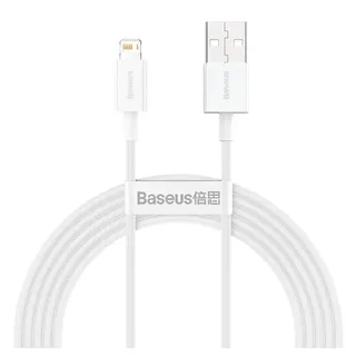 Baseus Superior Kabel USB - iPhone 2,4A 2 m Weiß