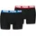 Boxershorts Organically Black Blue Red XL 2er