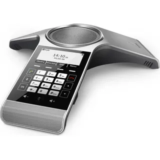 Yealink CP920 VoIP-Konferenztelefon Schwarz Neu - Silber/Schwarz