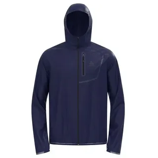 Odlo The Zeroweight Dual Dry Performance Knit Waterproof Running Jacket eclipse (21120) S