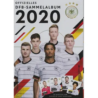 Rewe DFB EM 2020 - KOMPLETT - Album mit Allen 35 normalen Sammelkarten