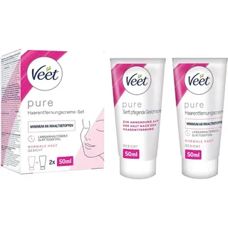 Veet Essential Inspirations Gesichts-Haarentfernungs-Creme Set Rasierer & Enthaarungstools 100 ml Damen