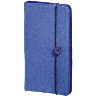 Hama CD-/DVD-/Blu-ray-Tasche Felt 24 blau