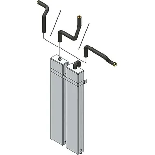 Viessmann Vitocell 100-E, SVPA, 40 Liter Pufferspeicher, wandhängend, schwarz