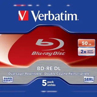 Verbatim BD-RE DL 50GB 2x 5er Jewelcase
