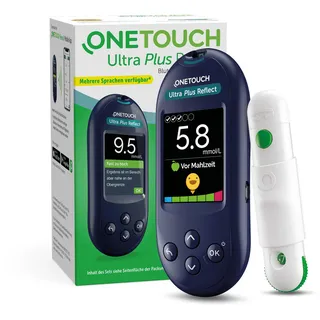 ONETOUCH Ultra Plus Reflect Blutzuckermessgerät mmol/l 10 Teststreifen