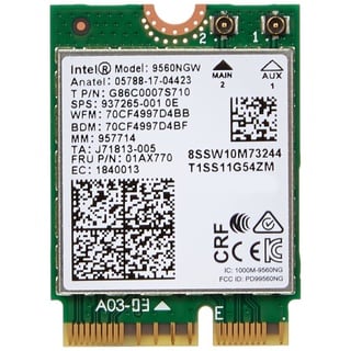 Intel Intel® WLAN-AC 9560 M.2 vPro Bulk