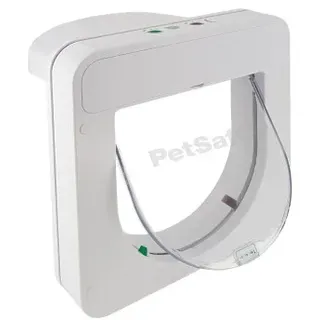 PetSafe Petporte smart Flap Mikrochip Katzenklappe, Katzentüre + Katzennetz