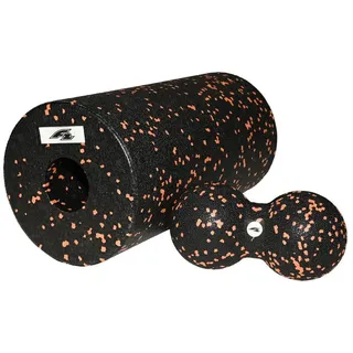 F2 Faszien Massage Rolle mit Doppelball Set