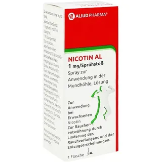 ALIUD PHARMA GmbH Nicotin AL 1 mg/Sprühstoß Spray 1 St.