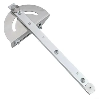 Tischkreissäge Gehrungsanschlag Mit Schiene Und Anschlag Für Holzbearbeitung Verstellbarer Winkel Lineal Führungsschiene Aluminiumoxid Präzisions Werkzeug 215/415mm(B)