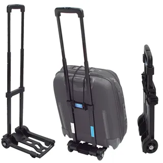 Baumarktplus Mini Sackkarre klappbar Koffer Trolley 25 kg Gepäckkarre Griff höhenverstellbar Transportkarre Getränkekisten