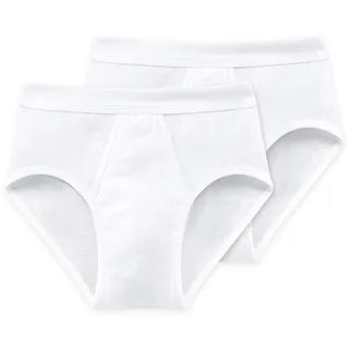 SCHIESSER Essentials Sportslip Feinripp white XXL 2er Pack