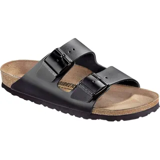 Birkenstock Arizona Naturleder schmal schwarz 37