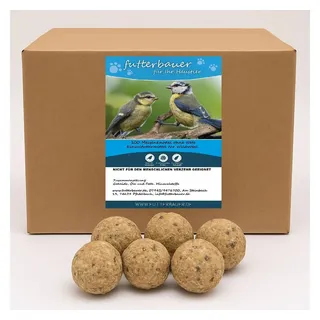 futterbauer Meisenknödel ohne Netz Wildvogelfutter ca. 100x90g