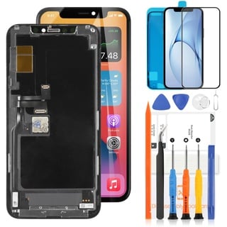 Für iPhone 11 Pro Bildschirm Ersatz für iPhone 11 Pro LCD 11 Pro Display 3D Touch Screen Digitizer Assembly Repair Parts Kit A2160 A2217 A2215 5,8 Zoll INCELL Black