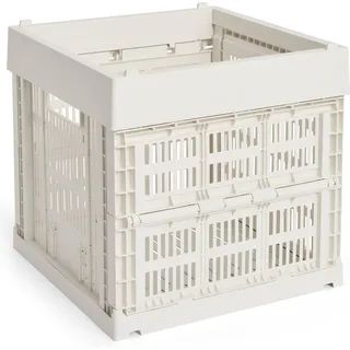 HAY Aufbewahrungsbox Colour Crate Cube 29,5 x 29,5 x 29,5 cm Weiß
