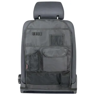 Walser Multibag, Rücksitz-Organizer Kinder, Rückenlehnenschutz mit Taschen, Rücksitzschoner Auto, Trittschutz-Auto, Auto-Oganizer 64x40cm