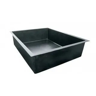 GFK Rechteckbecken (Schwarz) 240 x 200 x 60cm Rechteckbecken zur Abholung