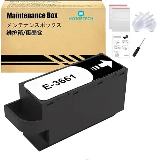 Hyggetech T3661 Wartungsbox Kompatibel für Epson T3661 C13T366100 Wartungsbox
