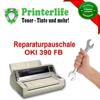 Servicepauschale Reparatur OKI 390 FB Nadeldrucker OKI Microline 390fb Rechnung