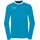 Langarmshirt Kempablau/Weiß XL