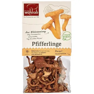 Wohlrab Pilze Wohlrab Pfifferlinge getrocknet bio