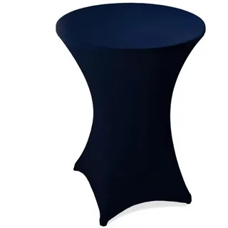 ESTEXO Home&Garden Stehtischhusse Stretch Dunkelblau Ø 60 cm