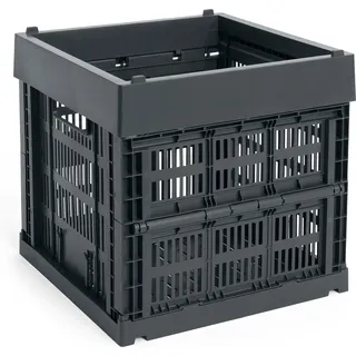 HAY Colour Crate Korb Cube 29,5 x 29,5 cm grau