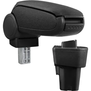 Pro-Tec [pro.tec] Mittelarmlehne Kia Picanto 2 mit Staufach - gepolstert - Textil schwarz