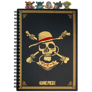 Cinereplicas One Piece - Straw Hat Pirates Tabbed Notebook - 160p - Official License