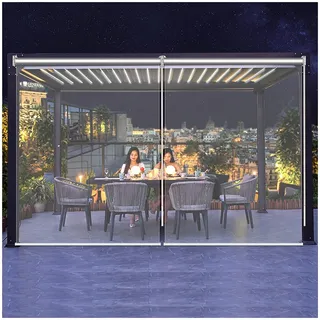 QWEASDF Transparente wasserdichte PVC Rollläden,Rollos für den Garten im Freien,wärmeisoliert,staubdicht,regenfester Vorhang für Schlafzimmer,Badezimmer, 160x180cm/62.9x70.8in