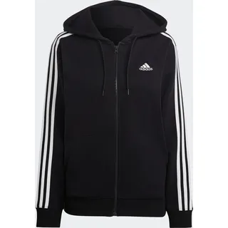 Adidas Essentials 3-Streifen French Terry Regular Kapuzenjacke Black / White L