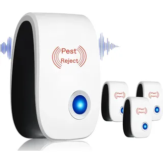 Skield Milbenstecker, Bugshield Milben, 3 Stück Bugshield 2025 - Milben Entfernen in 5 Sekunden, Ultraschall Gerät für Mäuse vertreiben, Moskito, Kakerlaken, Spinnen und Fliegen (3)