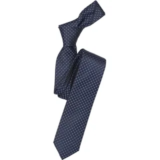 Venti Krawatte Print dunkles Mittelblau | Einheitsgröße