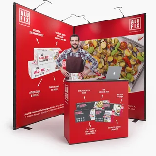 Modularer Messestand MODUFRAME - Kassel 2 x 2 m