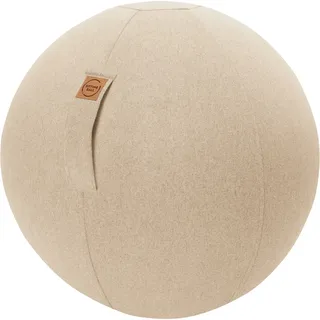 Sitting Ball Felt Beige 65 cm