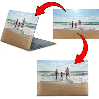 Skins4u Laptop Aufkleber individuell personalisiert mit Deinem Bild Netbook Skin bis 15 Zoll Schutzfolie selber gestalten im Konfigurator