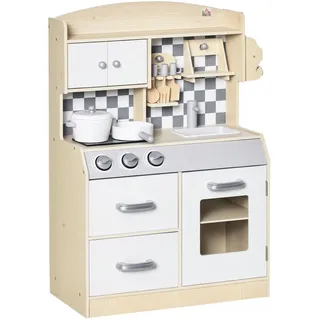 Homcom Kinderküchen mit Kochgeschirrzubehör